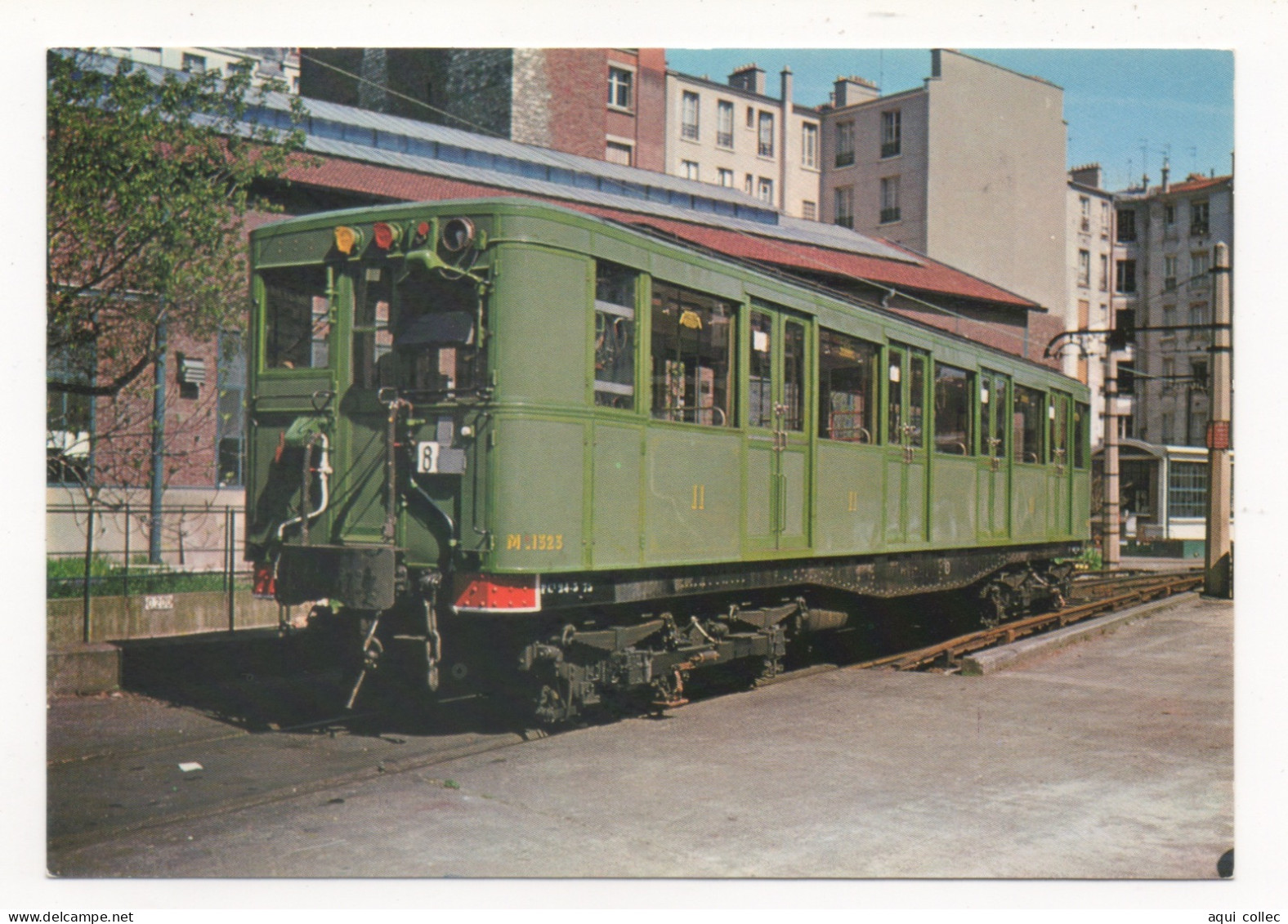 METROPOLITAIN DE PARIS MOTRICE SPRAGUE THOMSON À 4 MOTEURS M4 SÉRIE 1300 (1935) - Métro