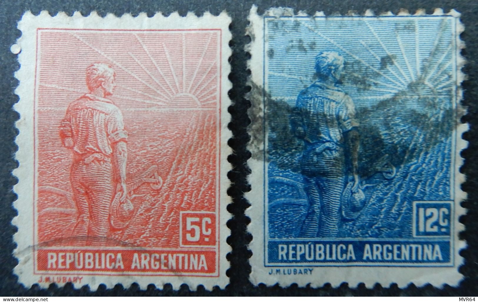 Argentinië Argentinia 1911 (1) Farmer And Rising Sun - Used Stamps