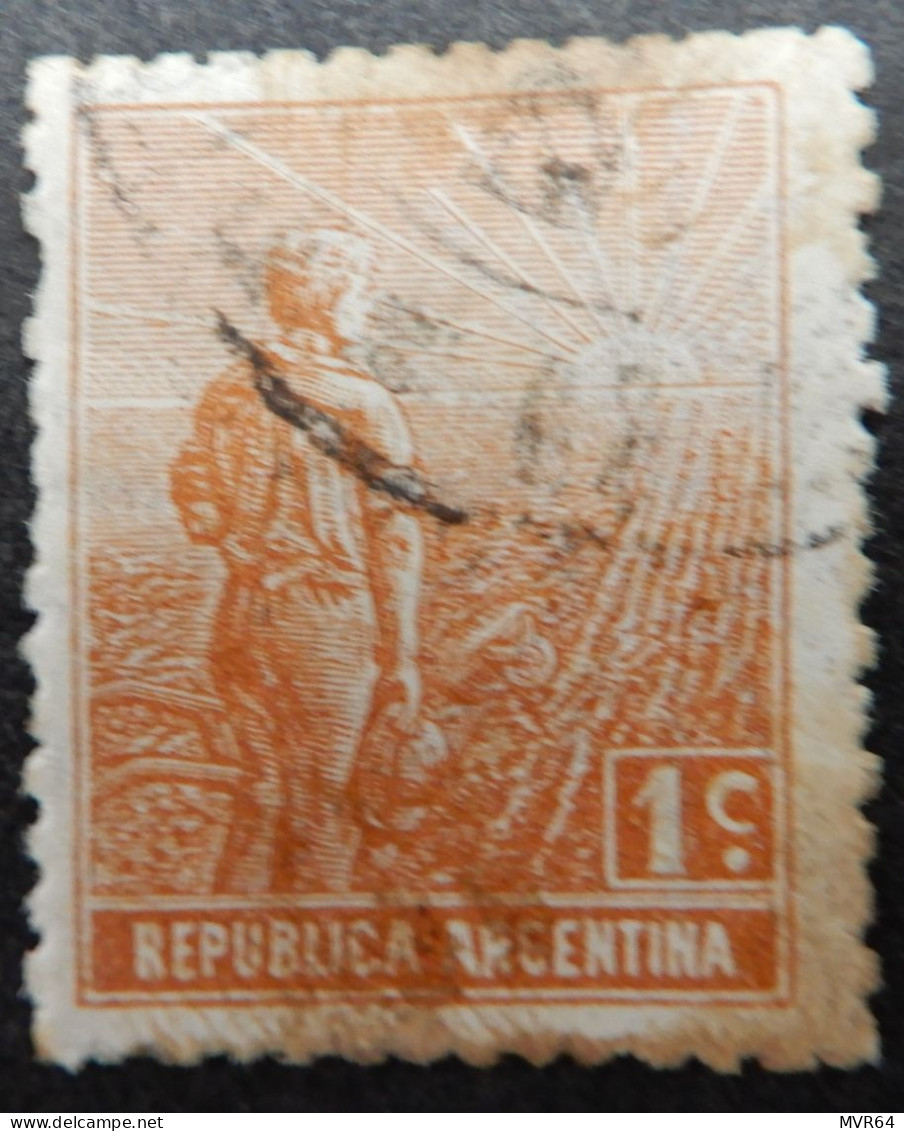 Argentinië Argentinia 1912 1913 (1) Farmer And Rising Sun - Used Stamps