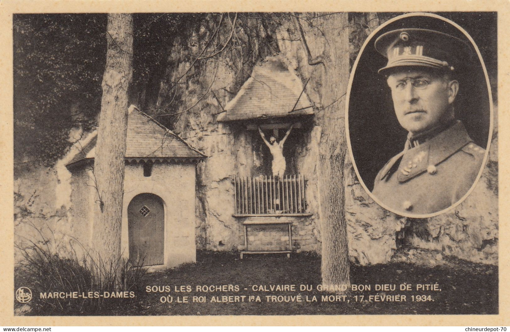 MARCHE LES DAMES  LE CALVAIRE ET LA CHAPELLE - Autres & Non Classés