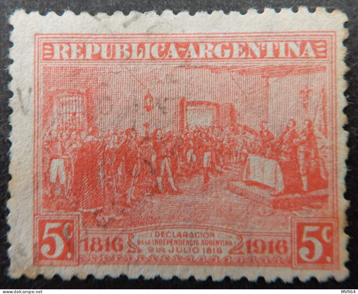 Argentinië Argentinia 1916 (2) The 100th Anniversary Of The Independance - Used Stamps