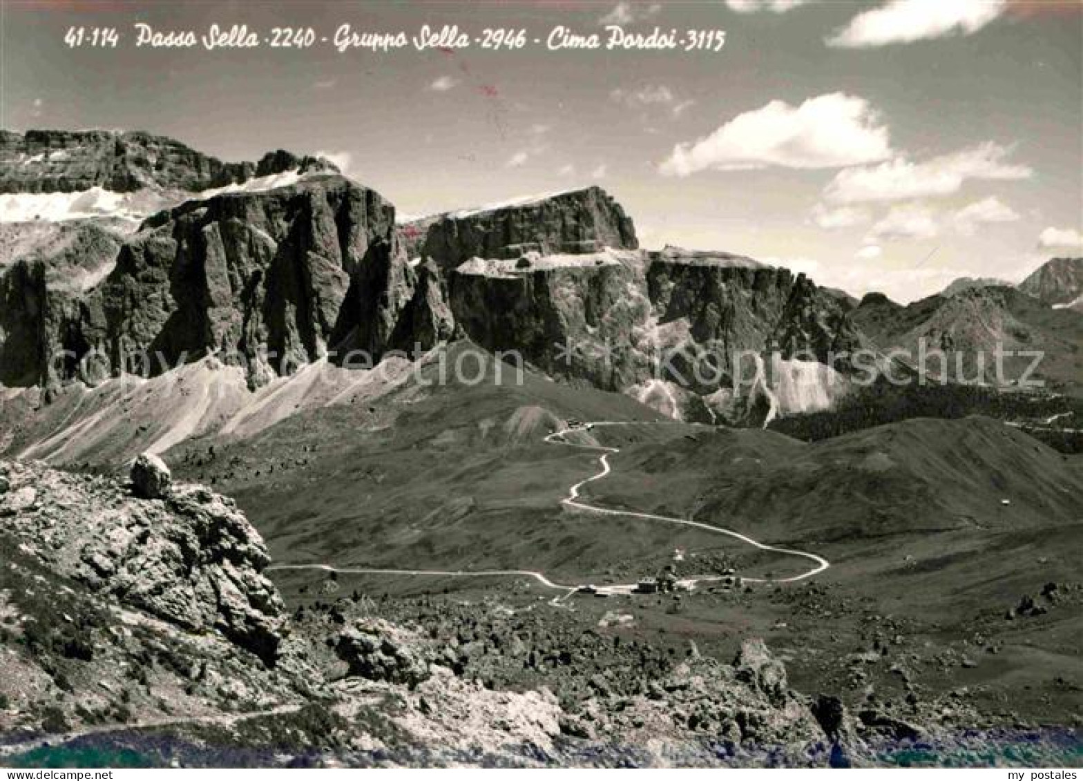 72642544 Sellajoch Mit Sella Gruppe Sellajoch - Otros & Sin Clasificación