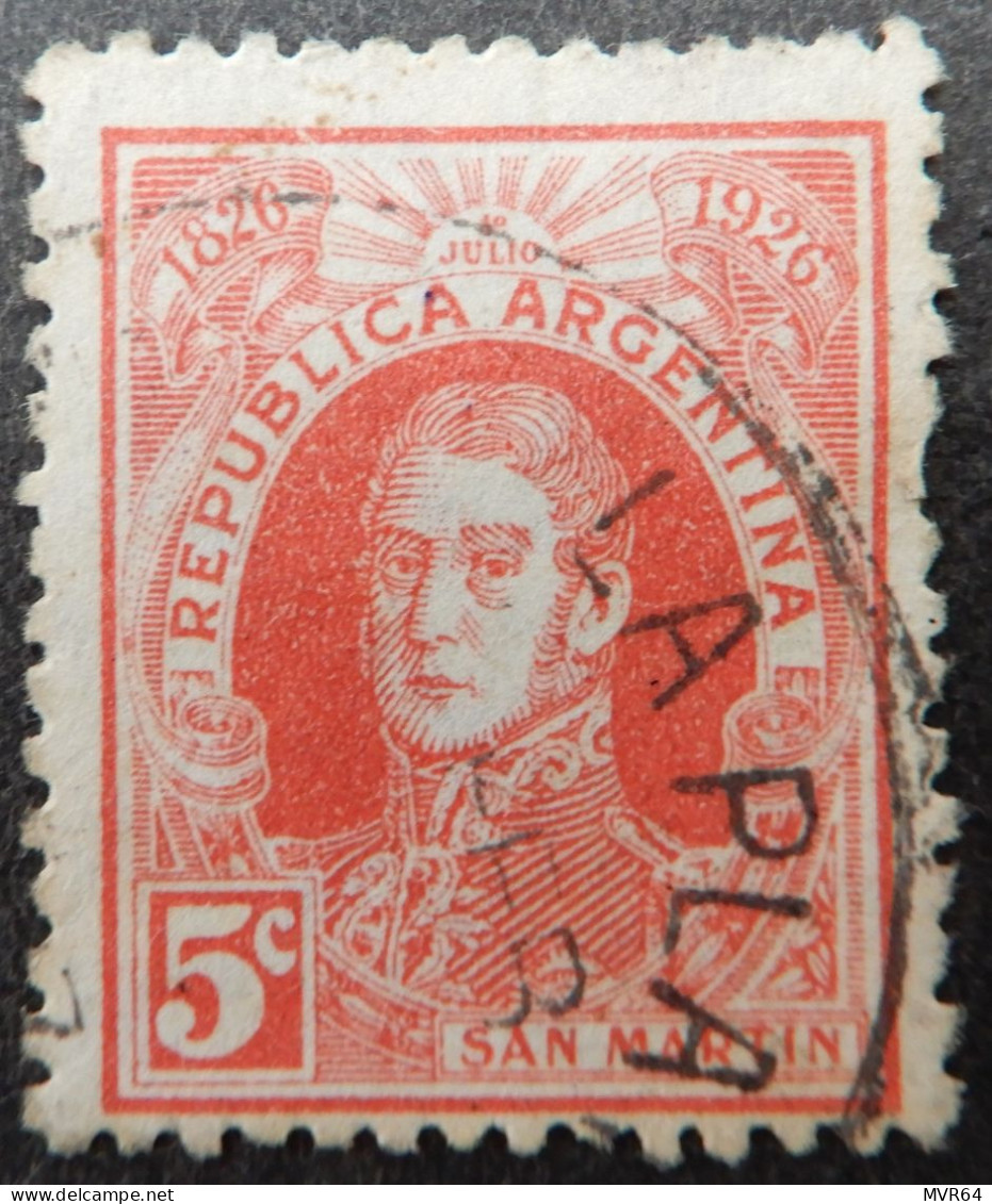 Argentinië Argentinia 1926 (1) The 100th Anniversary Of The Argentina Post - Used Stamps