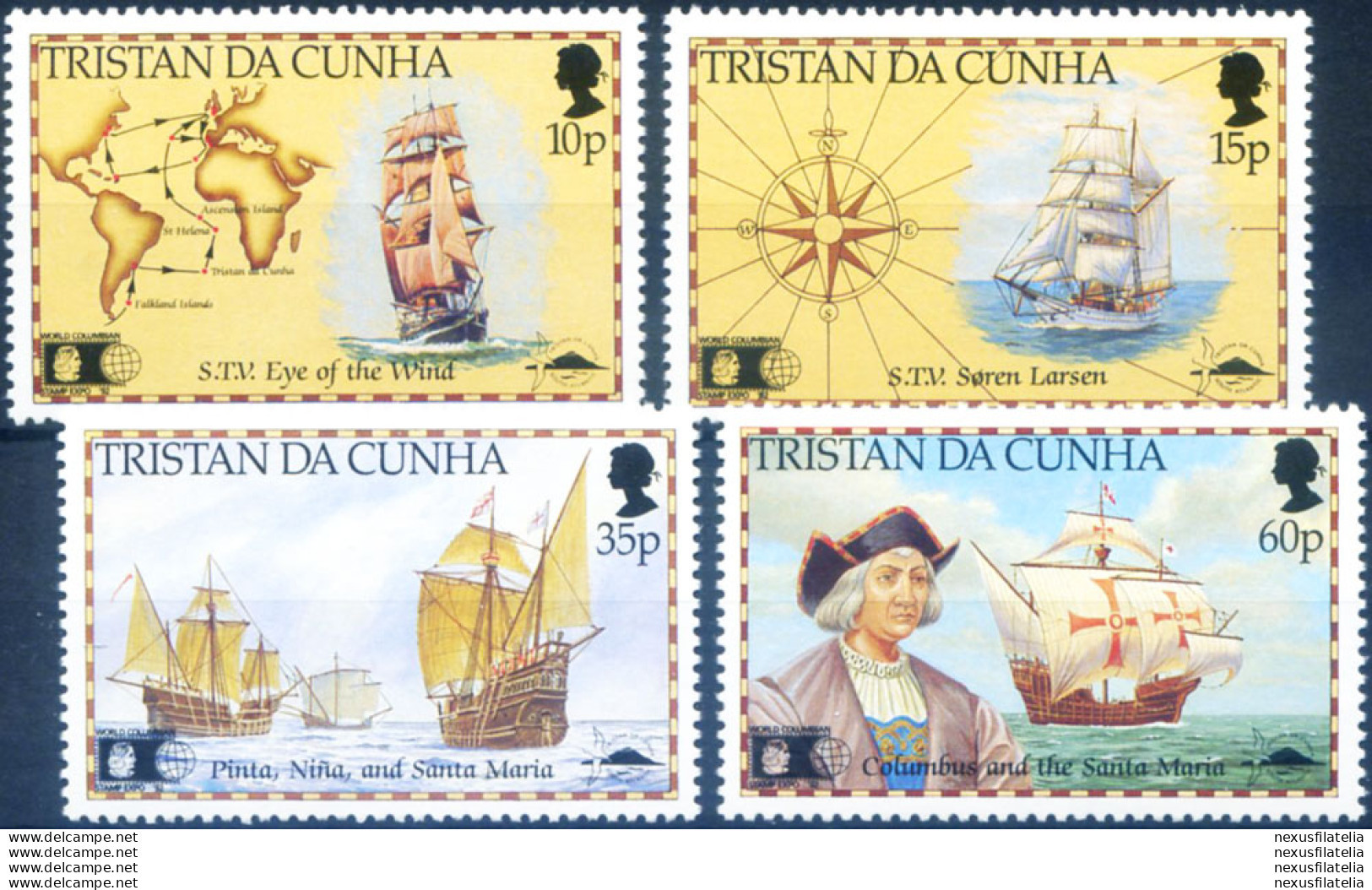 Cristoforo Colombo 1992. - Tristan Da Cunha