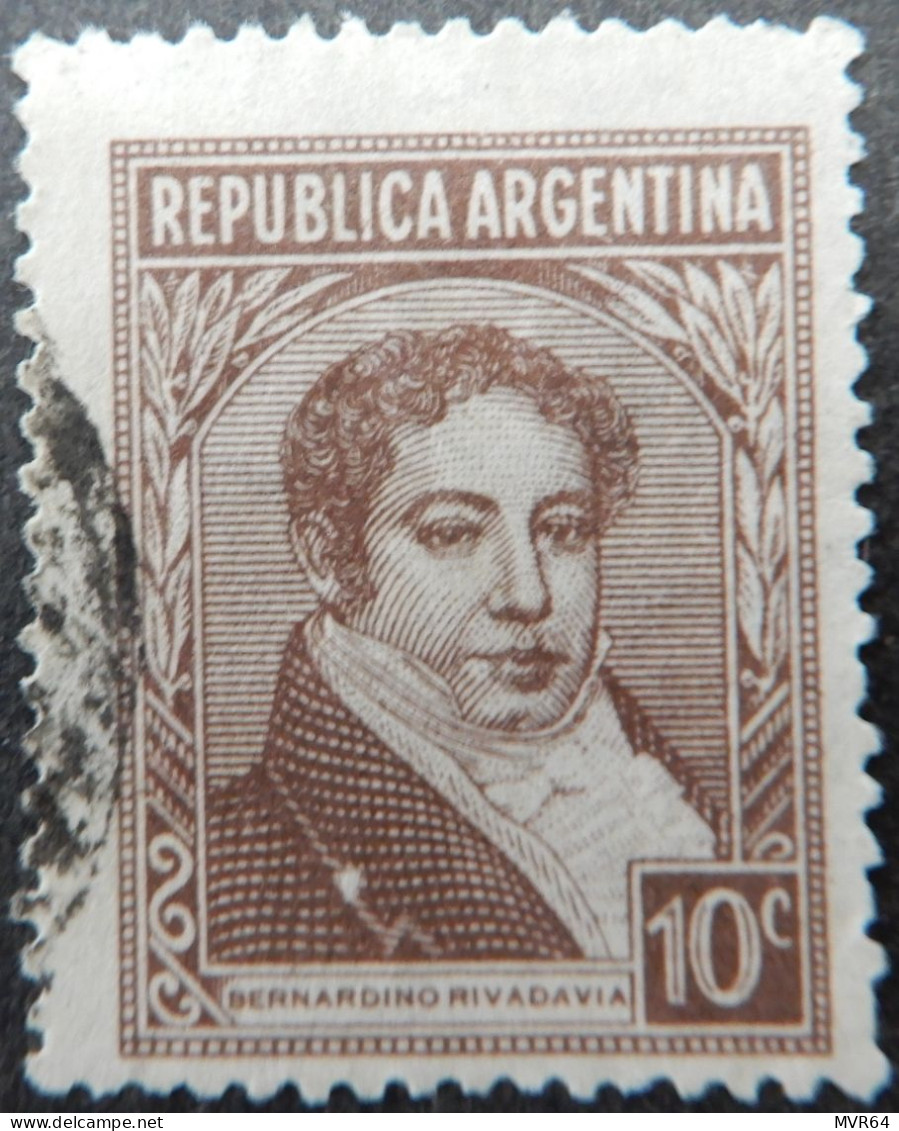 Argentinië Argentinia 1935 (2) Personalities - Used Stamps