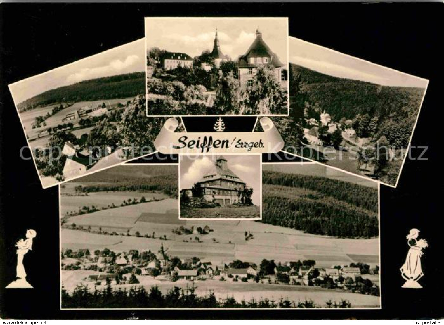 72641638 Seiffen Erzgebirge Kirche Panorama Kurort Seiffen Erzgebirge - Seiffen
