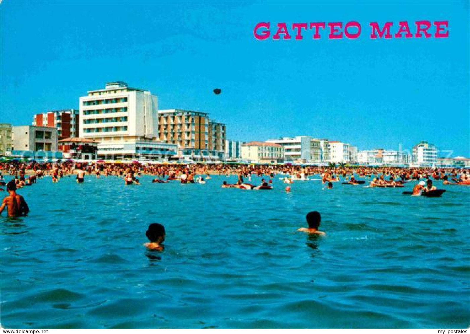 72641519 Gatteo Mare Alberghi E Spiaggia Visti Dal Mare Strand Hotels Gatteo Mar - Otros & Sin Clasificación