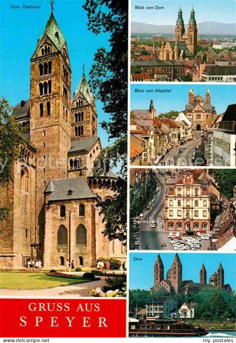 72641473 Speyer Rhein Dom Blick Vom Altpoertel Speyer - Speyer