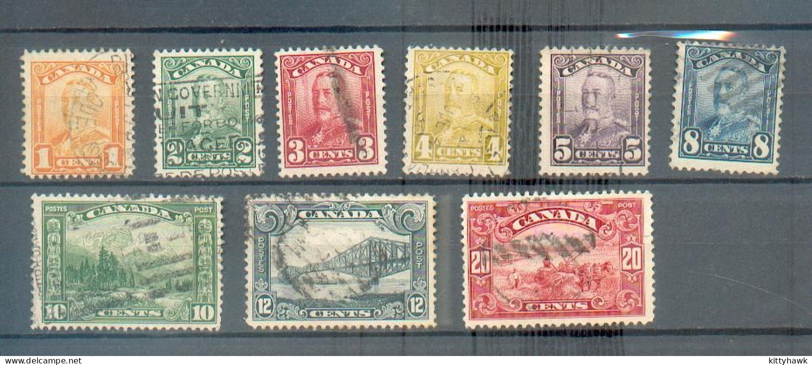 C 173 - CANADA - YT 129 à 137 ° Obli - Used Stamps