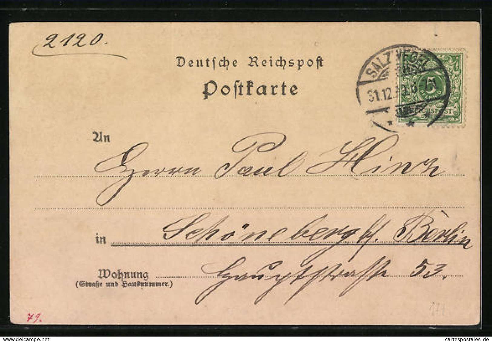 Lithographie Salzwedel, IV. Deutsches Reichwaisenhaus, Gericht, Totalansicht  - Salzwedel
