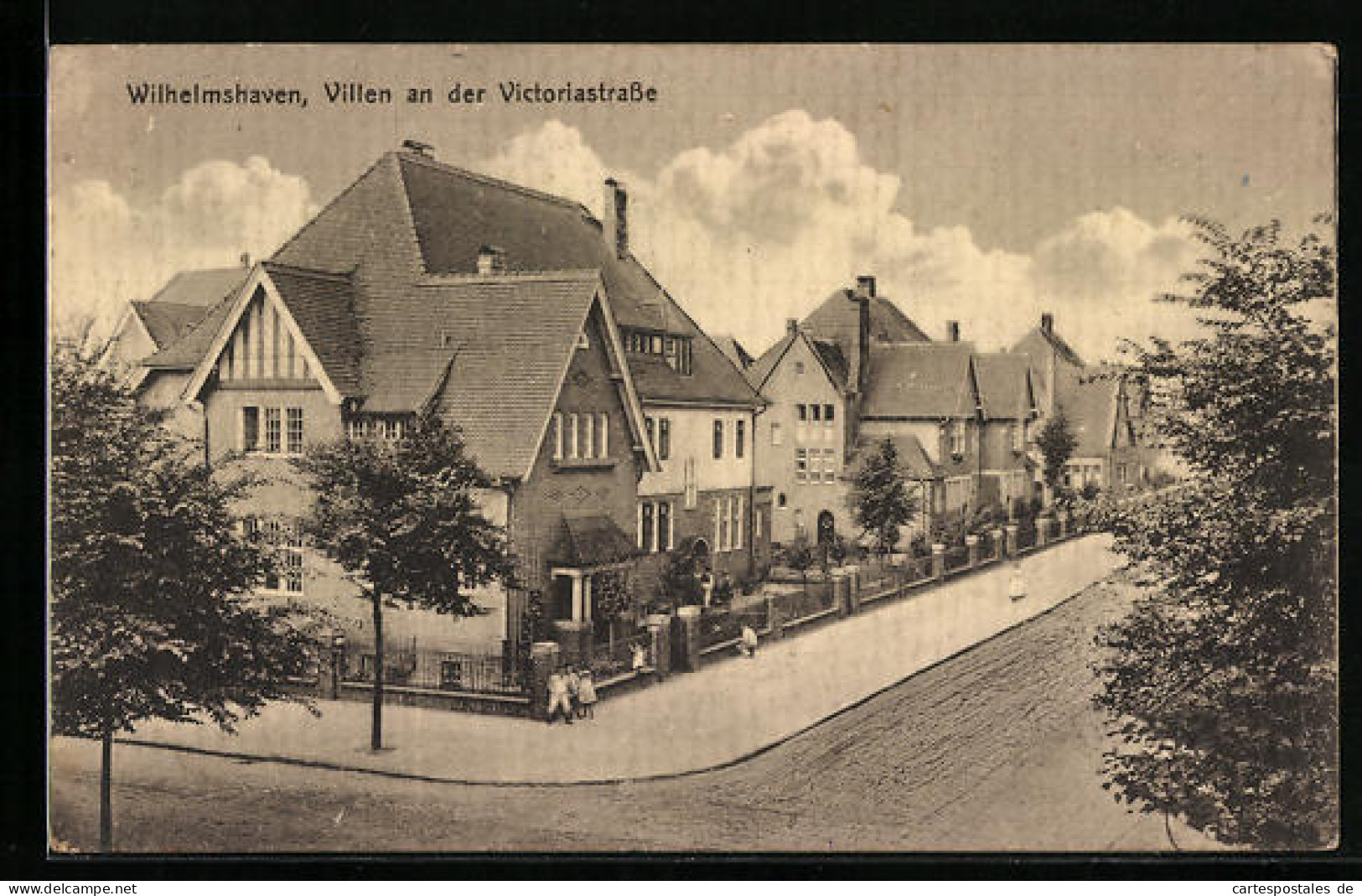 AK Wilhelmshaven, Villen An Der Victoriastrasse  - Wilhelmshaven