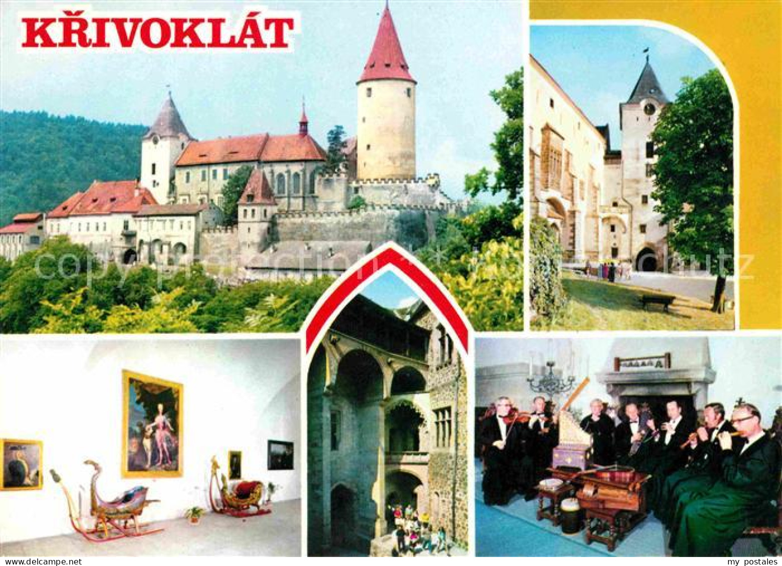 72641349 Krivoklat Burg 13. Jhdt. Musikanten Krivoklat - República Checa