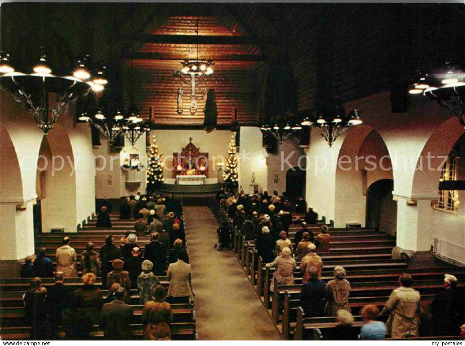 72641333 Goeteborg Masthuggskyrkan Kirche Innenansicht  - Suède