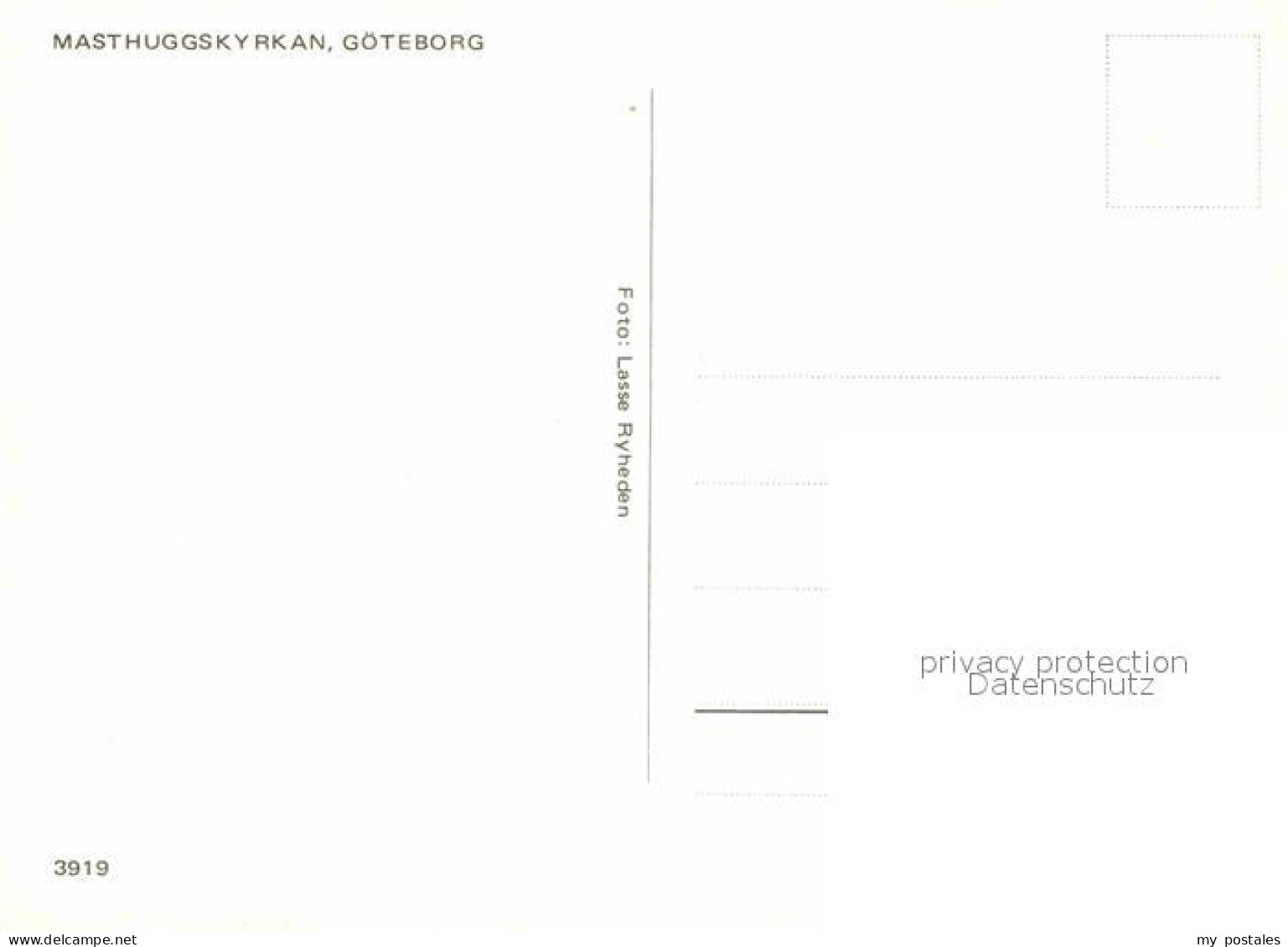 72641333 Goeteborg Masthuggskyrkan Kirche Innenansicht  - Suède