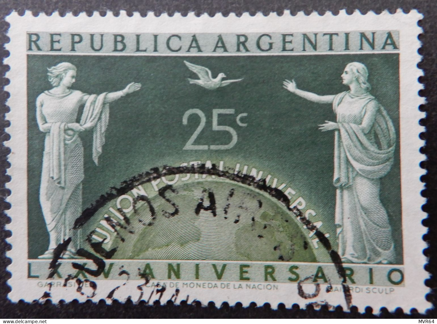 Argentinië Argentinia 1949 (1) The 75th An. Of The "Union Postal Universal" - Gebraucht