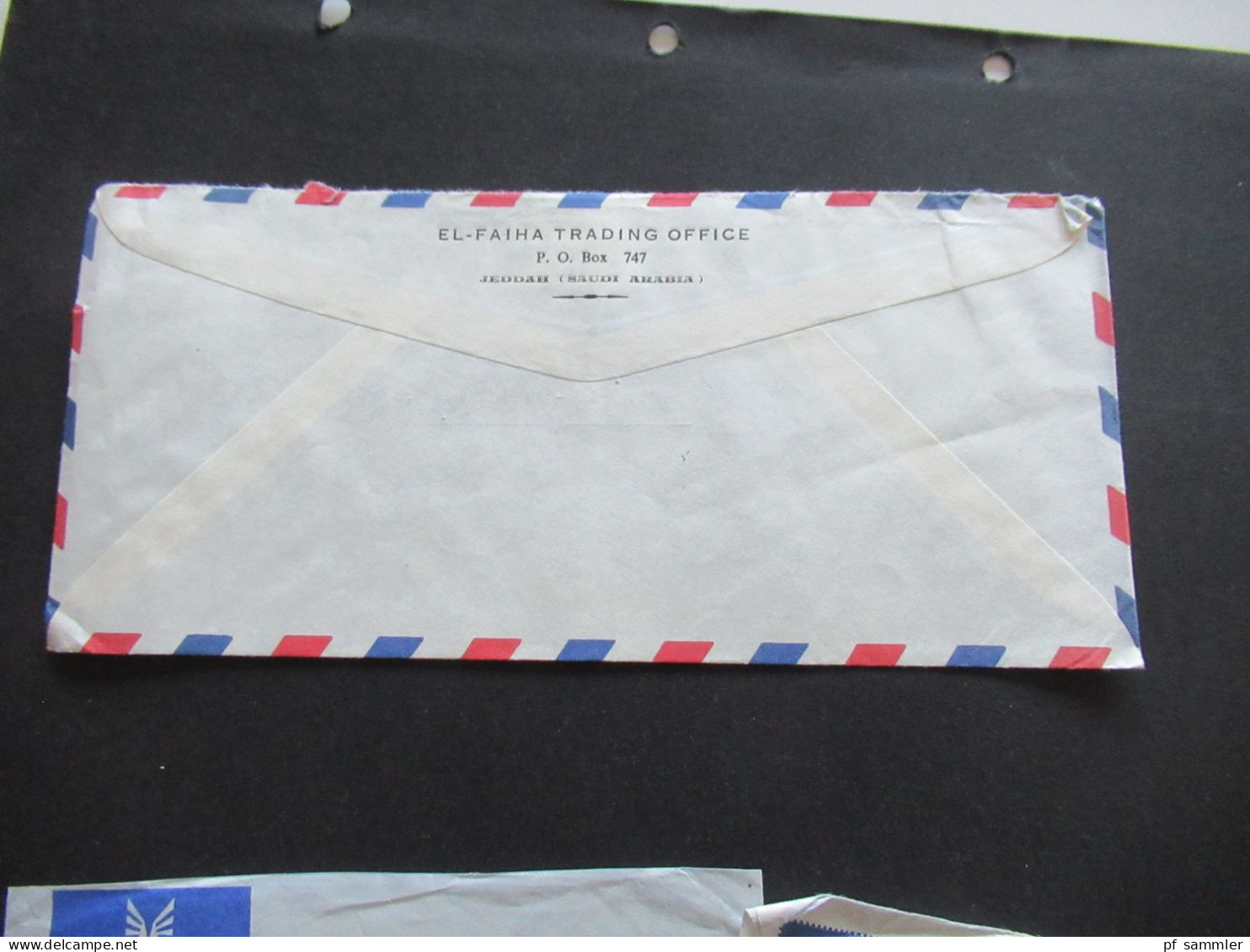Asien Saudi Arabia Um 1963 2x Firmenumschläge Juffali Bros. Air Mail / Luftpost Insg. 3 Belege Und 1 Briefstück!! - Saudi Arabia