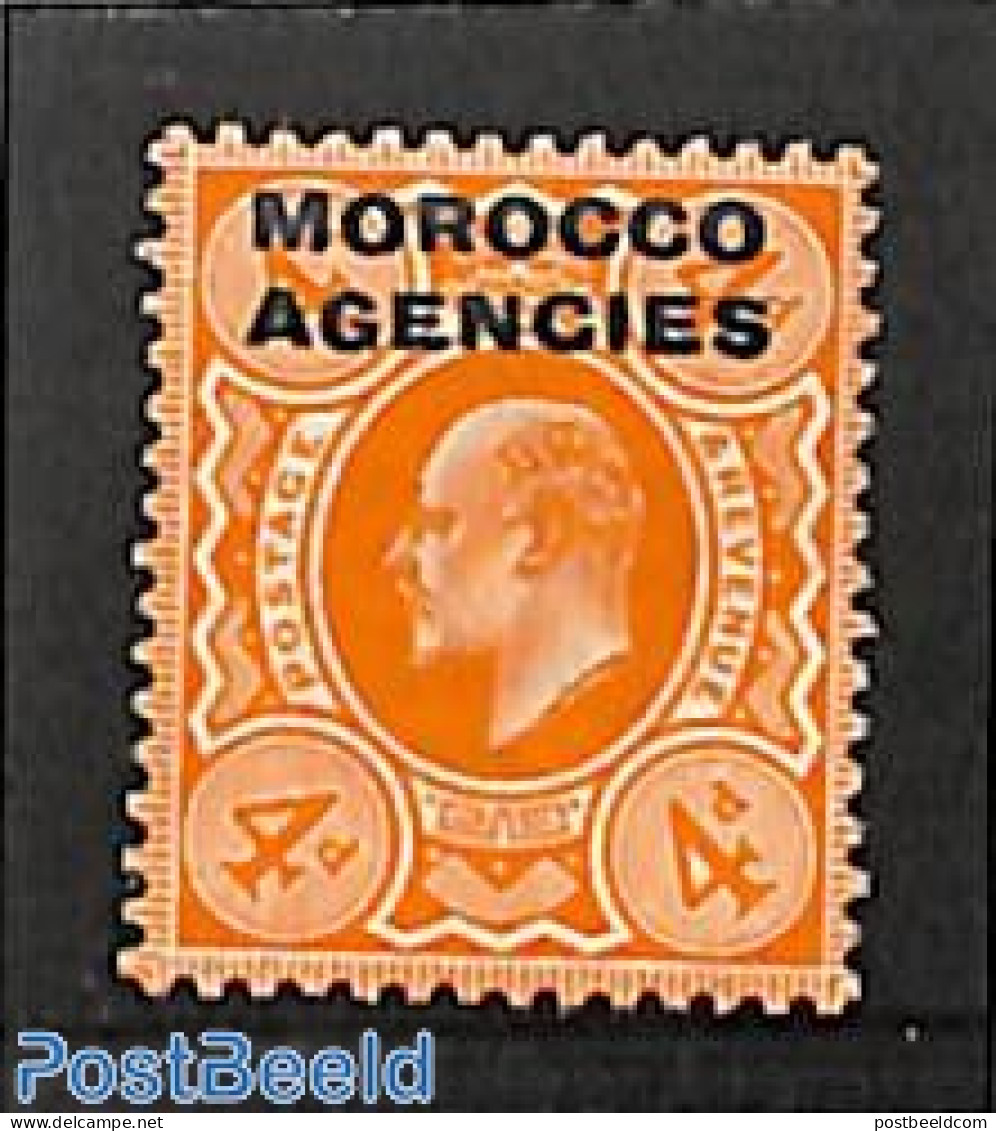 Great Britain 1912 Morocco Agencies 1v, Mint NH - Neufs