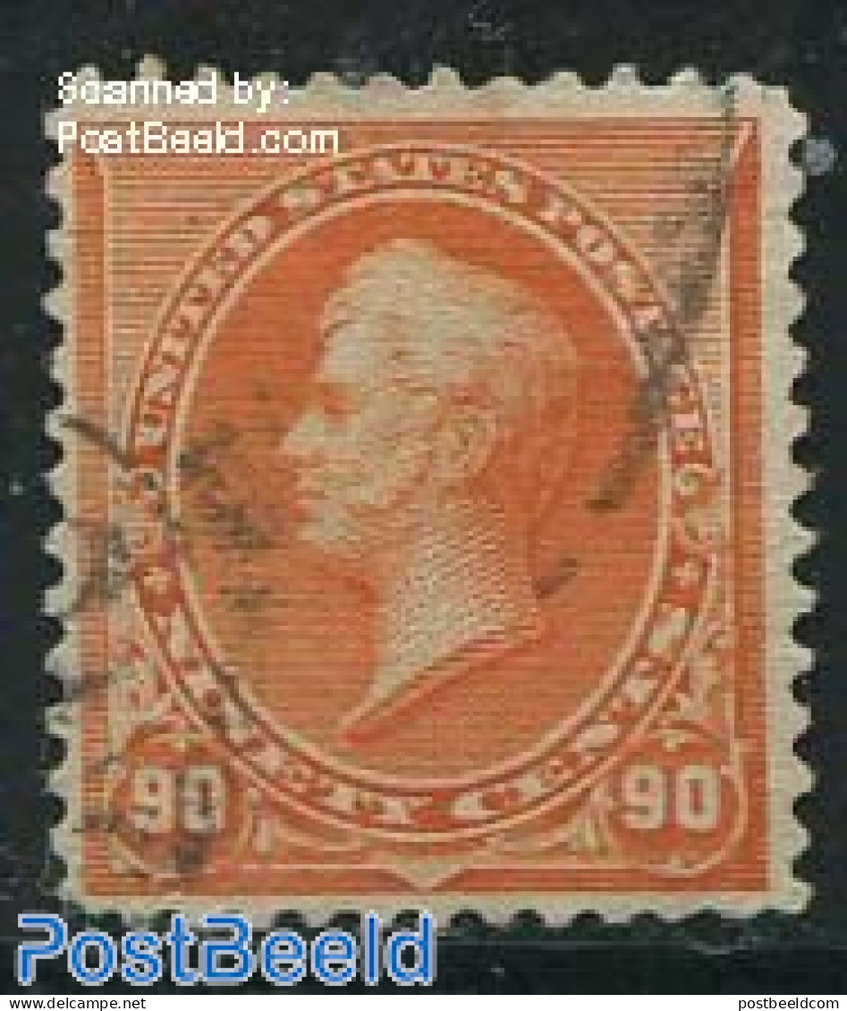 United States Of America 1890 90c, Orange, Used, Used Stamps - Otros & Sin Clasificación