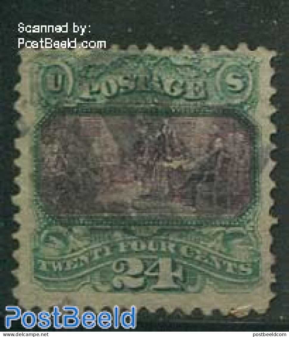 United States Of America 1869 2c Green/Violet, Used, Used Stamps - Oblitérés