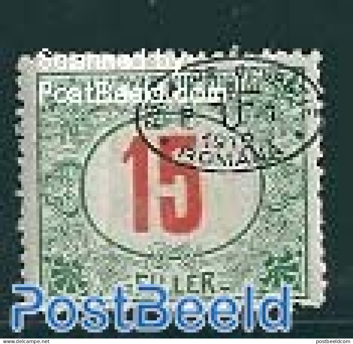 Hungary 1919 Debrecen, Postage Due, 15f, Stamp Out Of Set, Unused (hinged) - Autres & Non Classés