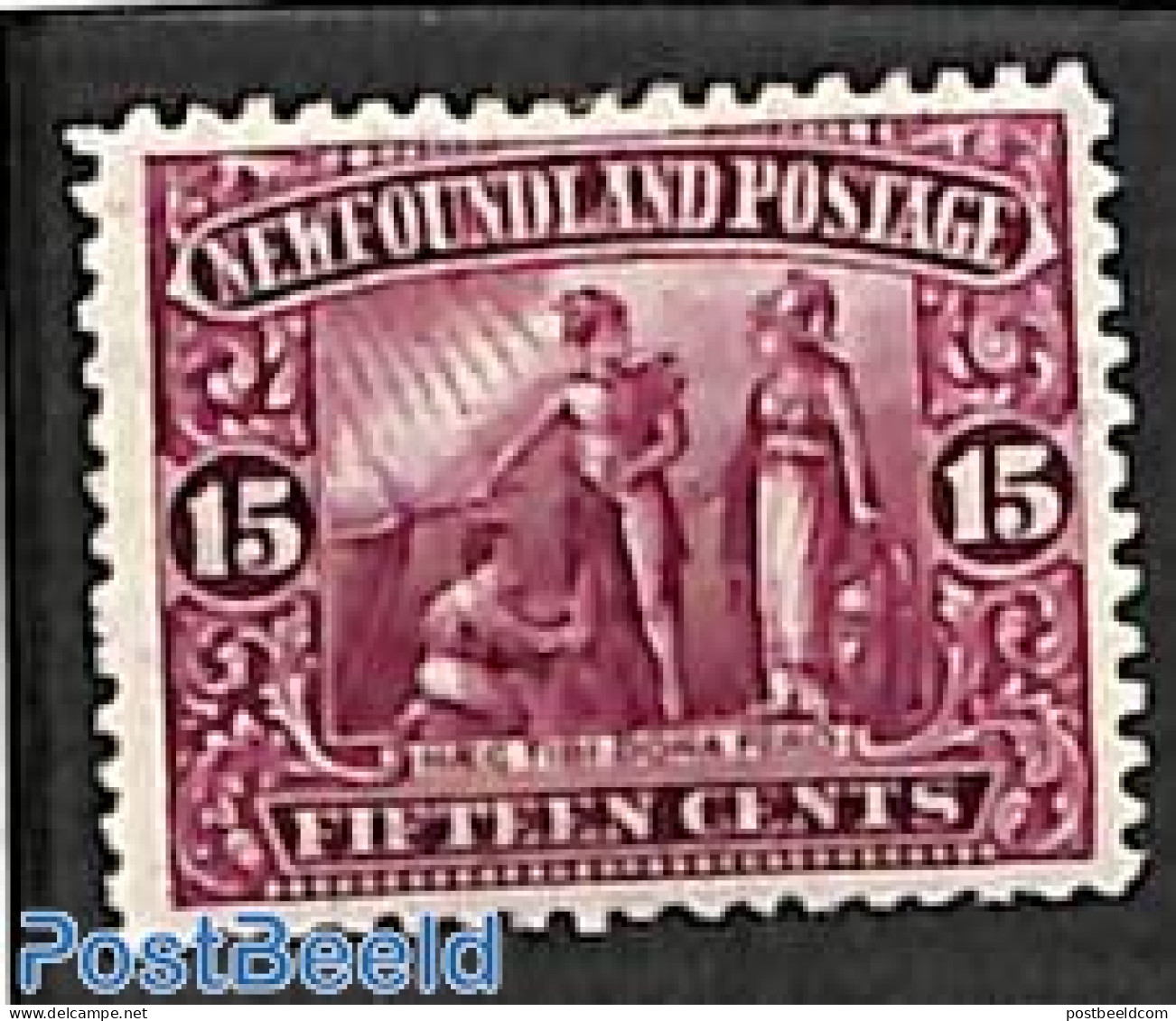 Newfoundland 1911 15c, Stamp Out Of Set, Unused (hinged), Transport - Ships And Boats - Boten