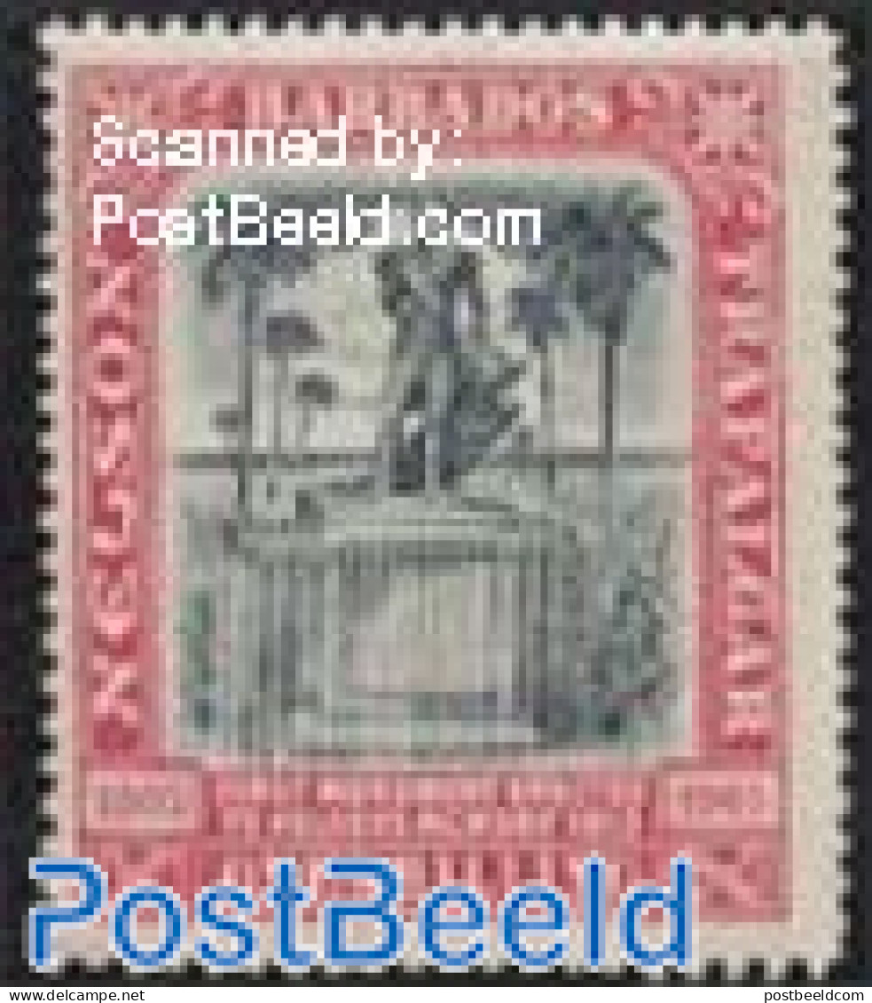 Barbados 1906 1Sh, Stamp Out Of Set, Unused (hinged), Art - Sculpture - Sculpture