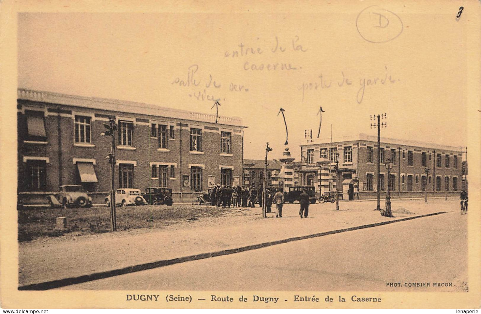 D9868 Dugny Route De Dugny Entrée De La Caserne - Dugny