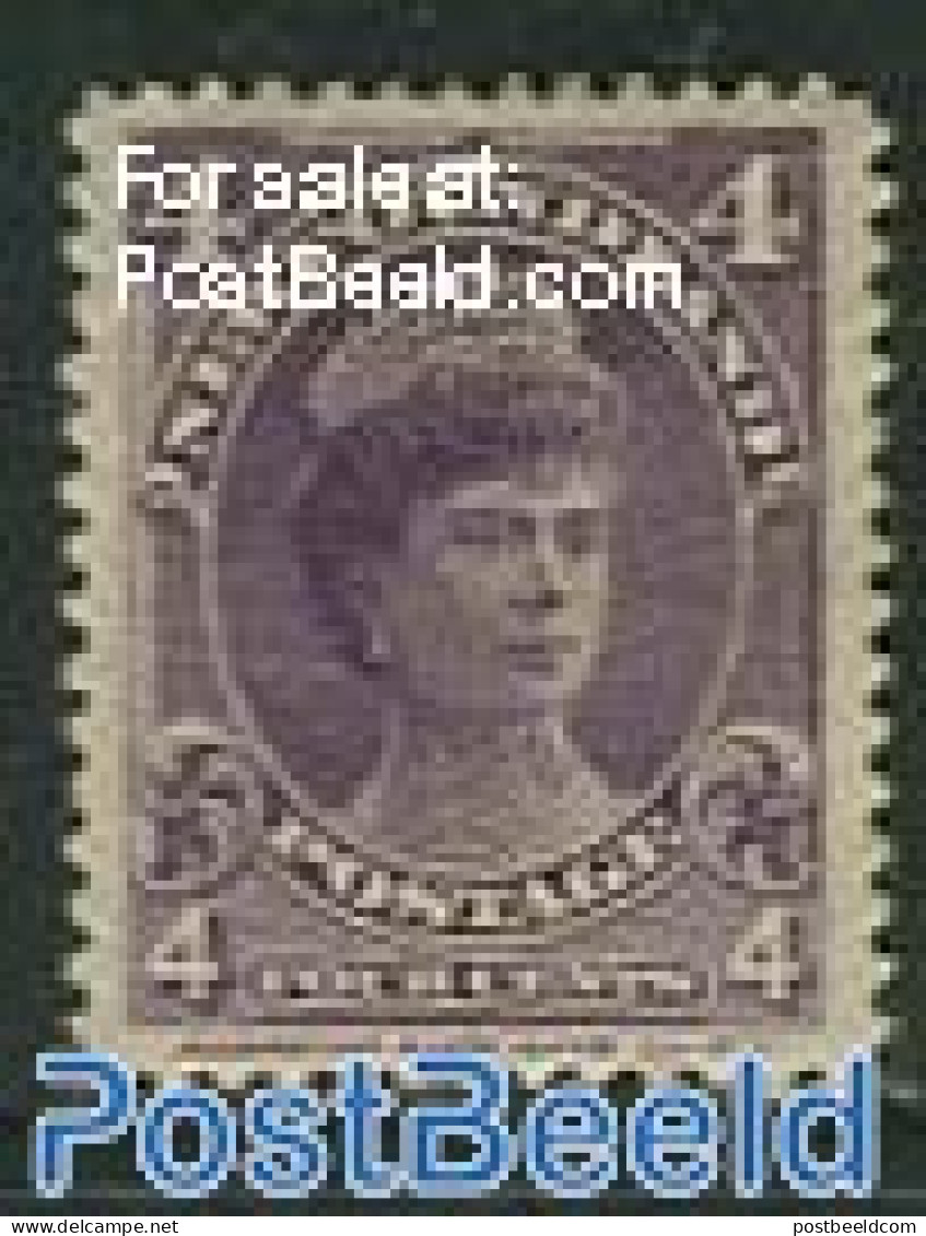 Newfoundland 1897 4c, Stamp Out Of Set, Unused (hinged), History - Kings & Queens (Royalty) - Königshäuser, Adel