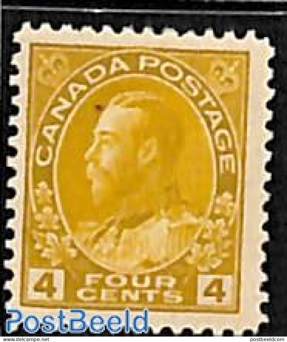 Canada 1922 4c, Stamp Out Of Set, Unused (hinged) - Nuevos