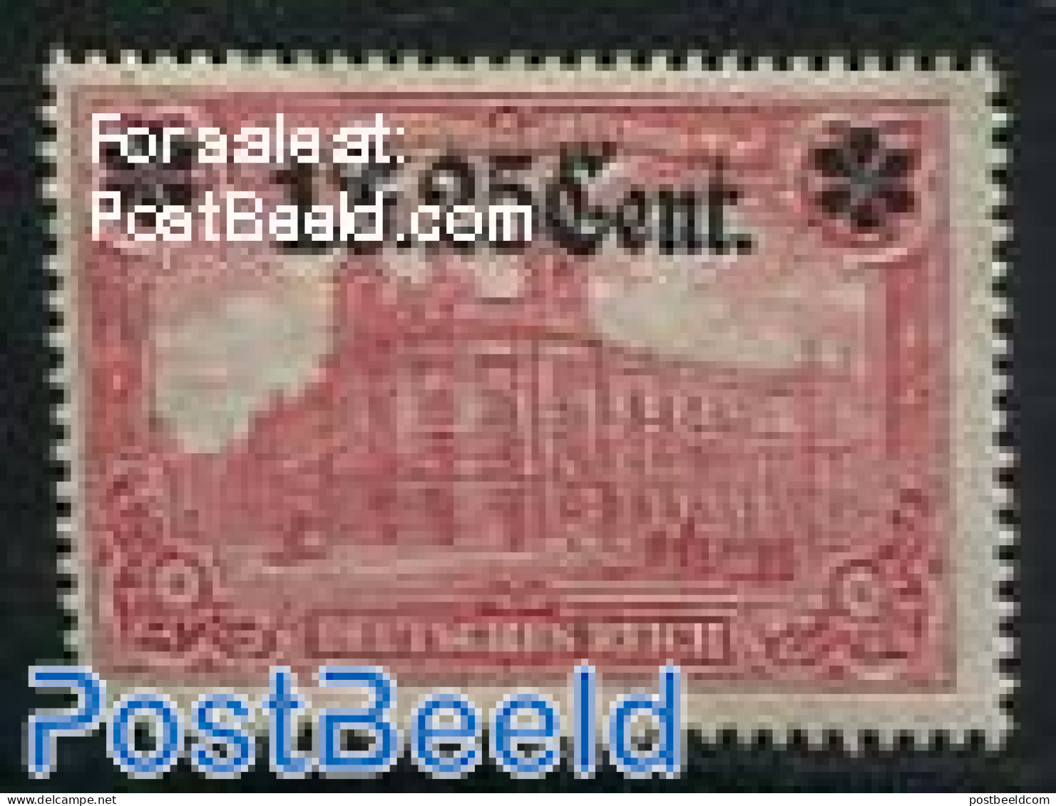 Belgium 1916 1.25F 26:17, Stamp Out Of Set, Unused (hinged) - Neufs