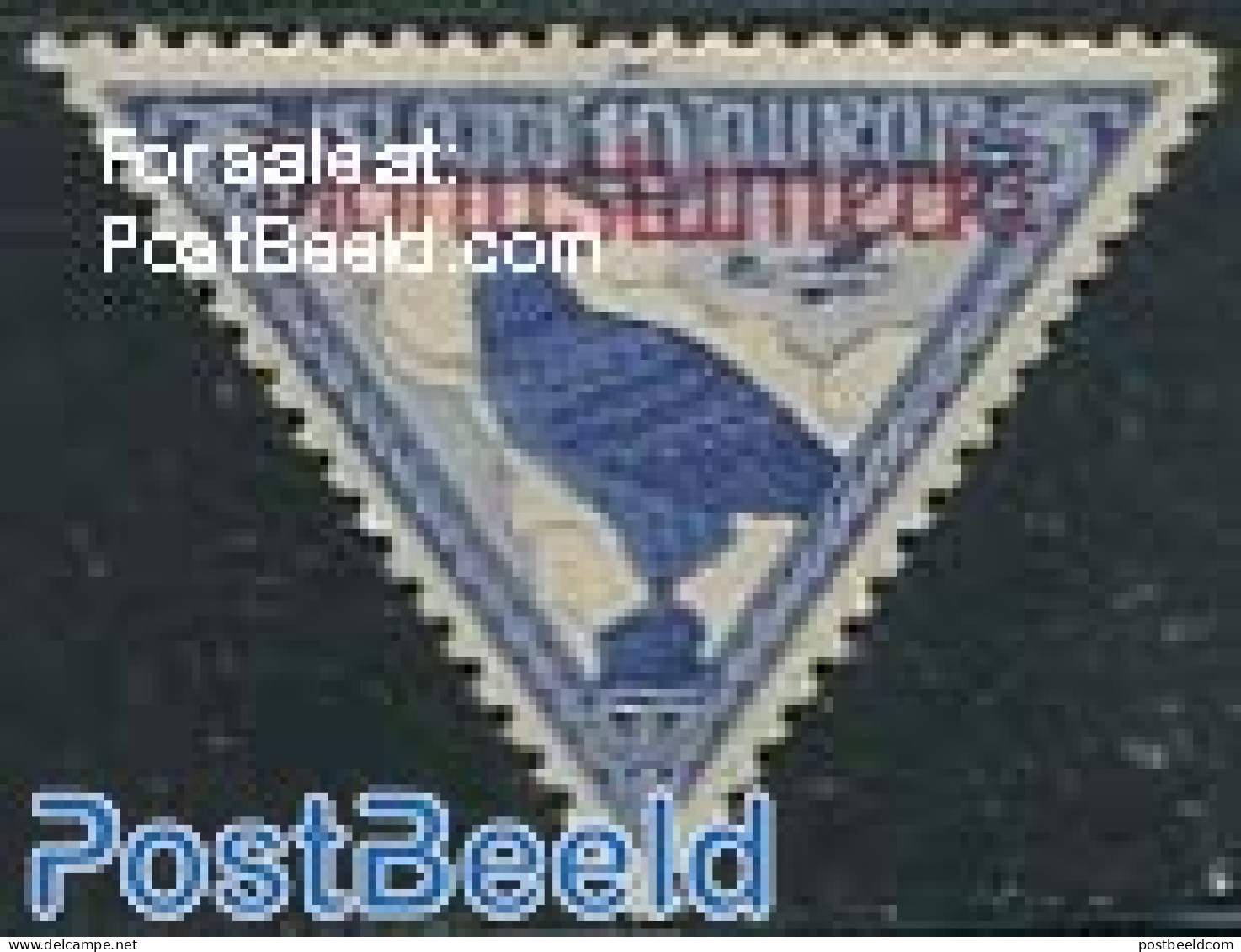 Iceland 1930 On Service 1v, Mint NH, Nature - Transport - Birds - Birds Of Prey - Aircraft & Aviation - Other & Unclassified