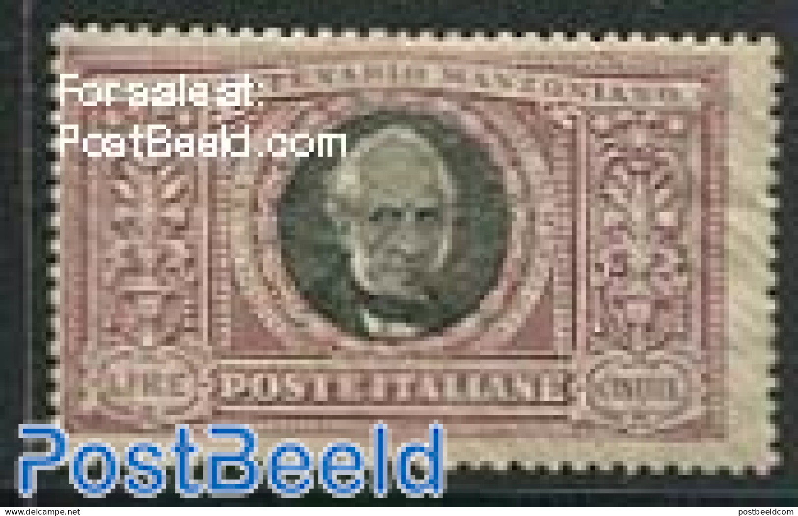 Italy 1923 5L, Stamp Out Of Set, Mint NH, Authors - Autres & Non Classés