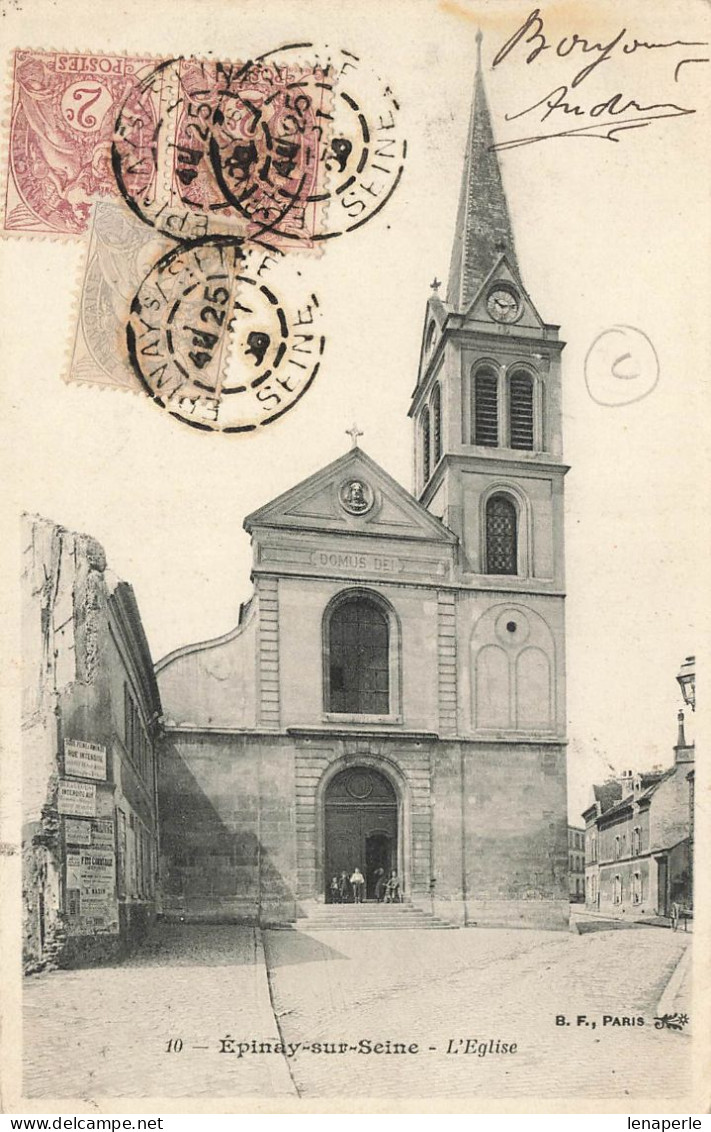 D9870 Epinay Sur Seine L'église - Other & Unclassified