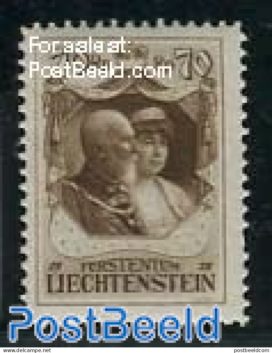 Liechtenstein 1929 70Rp, Stamp Out Of Set, Unused (hinged) - Nuevos