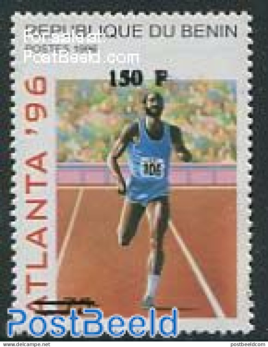 Benin 2000 150F On 75F  Overprint, Mint NH, Sport - Athletics - Olympic Games - Neufs