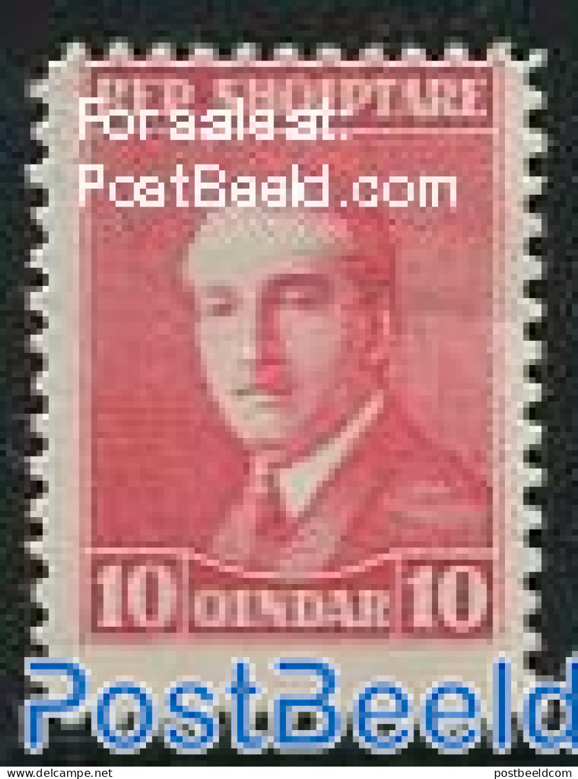 Albania 1925 Achmed Zogu 1v, Perf. 11.5, Unused (hinged) - Albanië