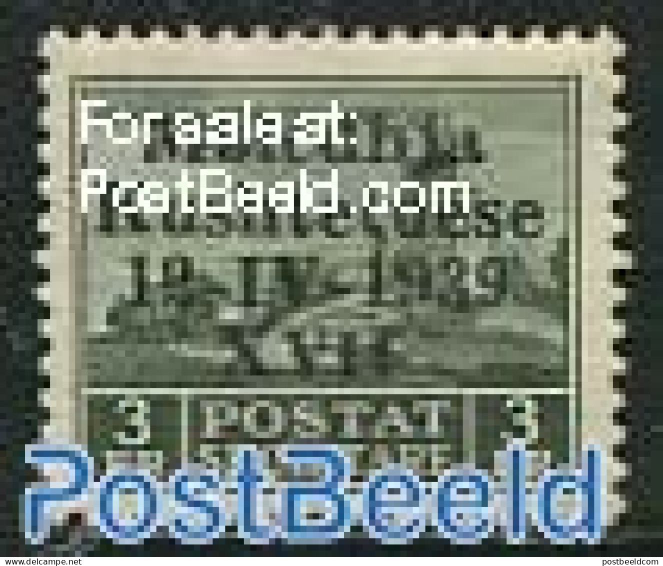Albania 1939 3Fr, Stamp Out Of Set, Mint NH - Albanien