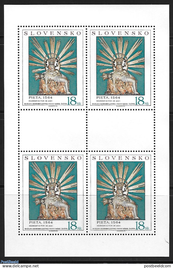 Slovakia 1998 Religious Art M/s, Mint NH, Art - Paintings - Unused Stamps