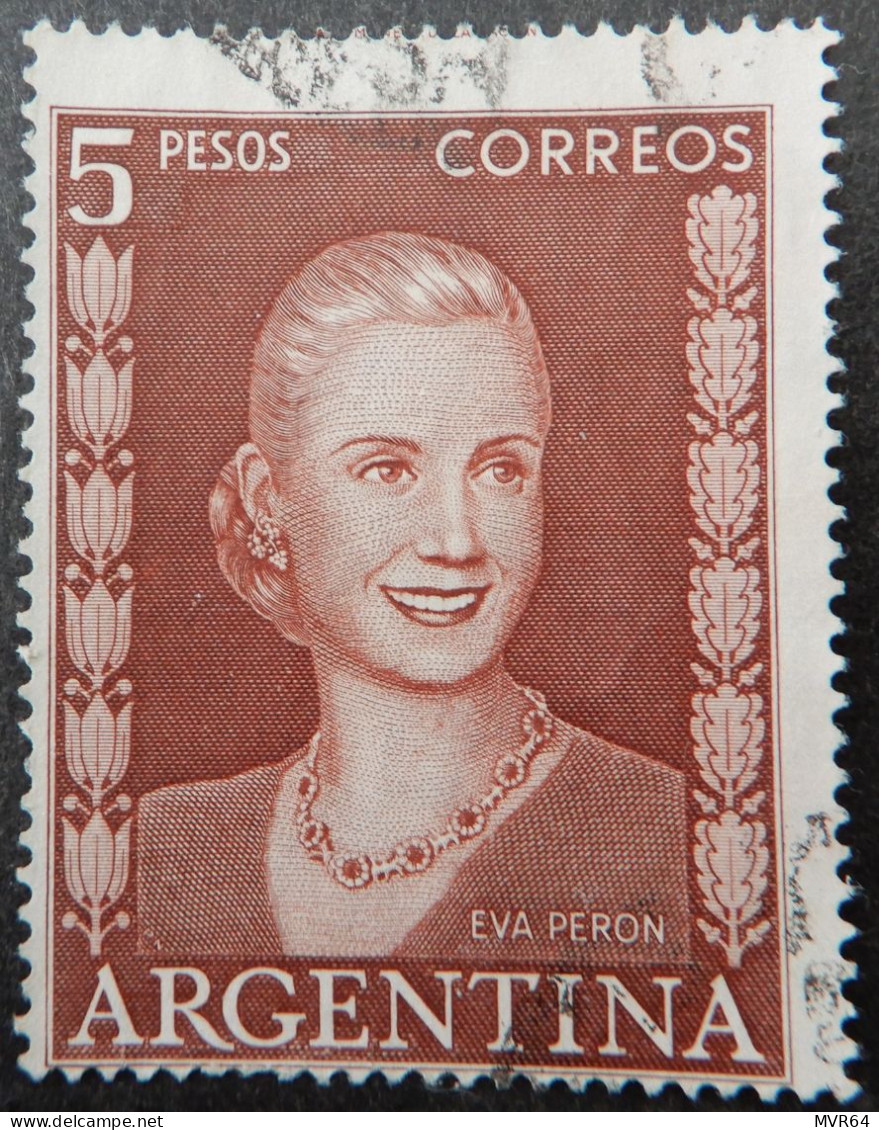 Argentinië Argentinia 1952 (5) Eva Peron - Gebruikt