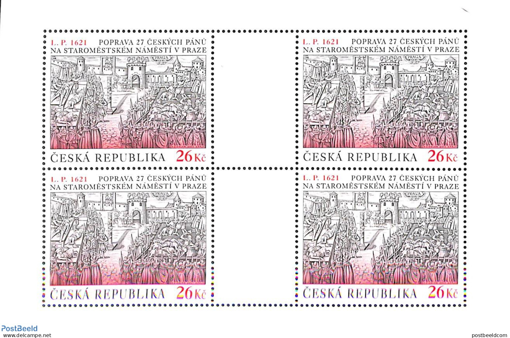Czech Republic 2011 Execution M/s, Mint NH, Art - Castles & Fortifications - Other & Unclassified