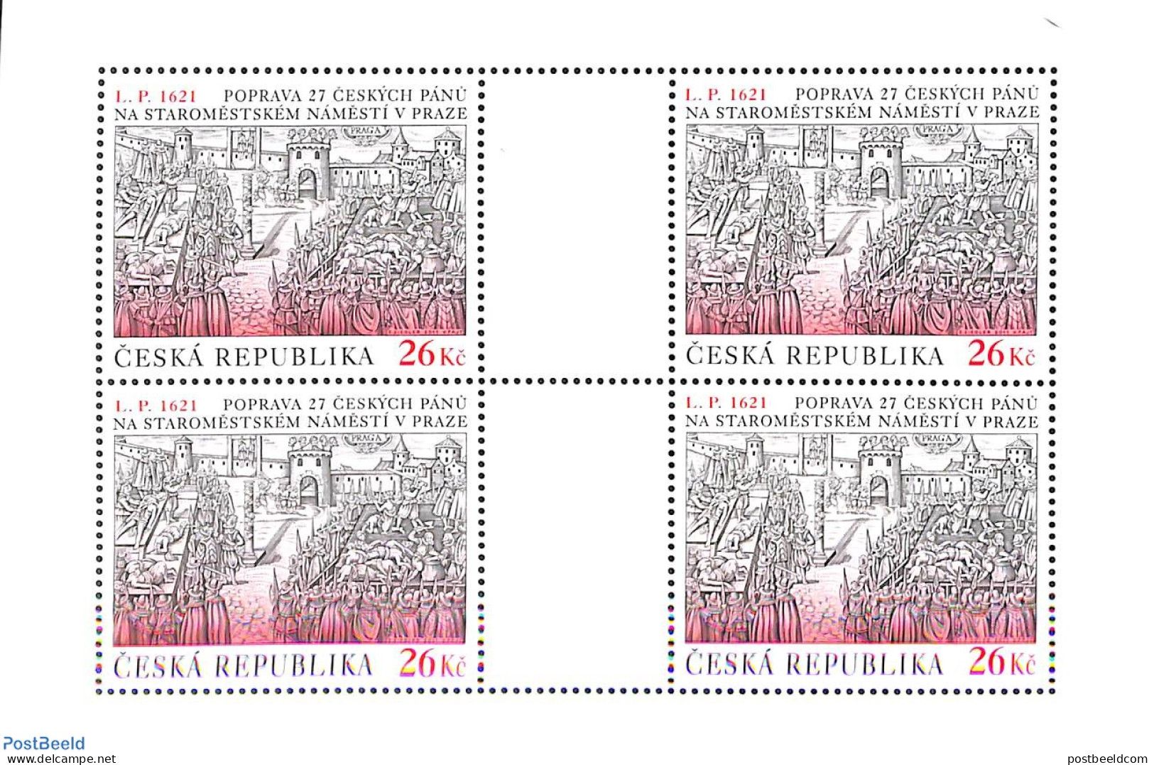 Czech Republic 2011 Execution M/s, Mint NH, Art - Castles & Fortifications - Altri & Non Classificati