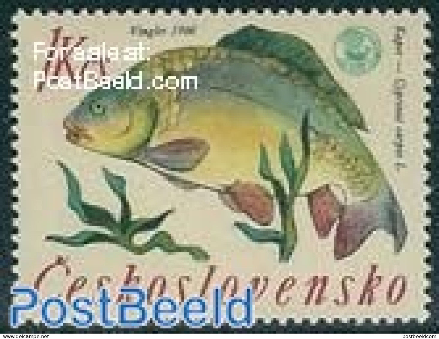Czechoslovkia 1966 Fish 1v (different Foot Of 1), Mint NH, Nature - Fish - Andere & Zonder Classificatie