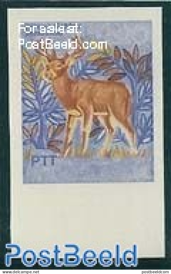 Yugoslavia 1967 Deer 1v, Imperforated, Without Black Colour, Mint NH, Nature - Various - Animals (others & Mixed) - De.. - Ongebruikt