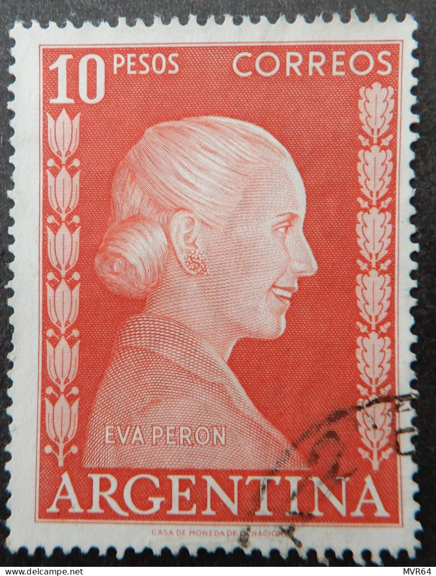 Argentinië Argentinia 1952 (6) Eva Peron - Oblitérés