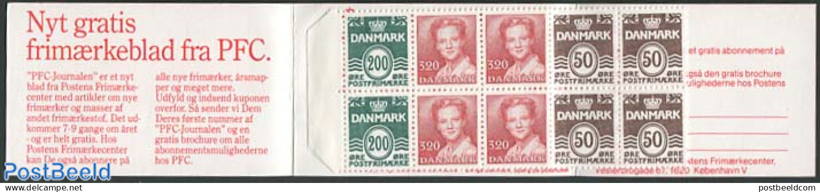 Denmark 1989 Definitives Booklet (H33 On Cover), Mint NH, Stamp Booklets - Unused Stamps