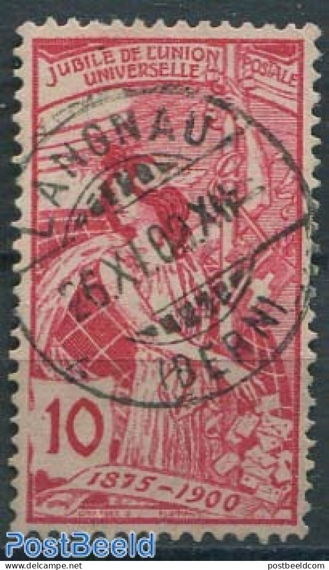 Switzerland 1900 10c, UPU, Plate II, Bright Red Carmine, Mint NH, U.P.U. - Ongebruikt