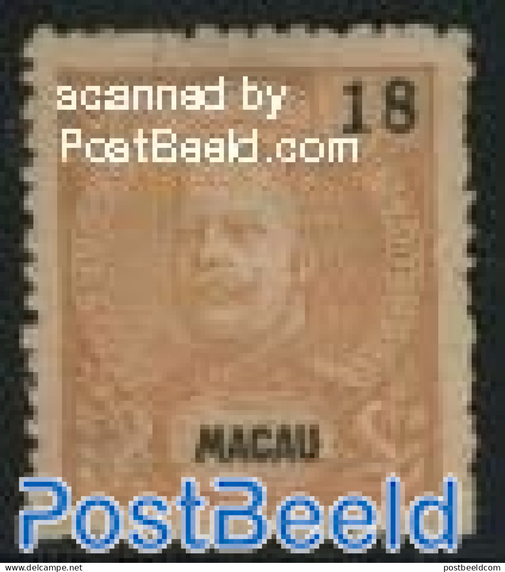 Macao 1903 18A., Stamp Out Of Set, Unused (hinged) - Unused Stamps