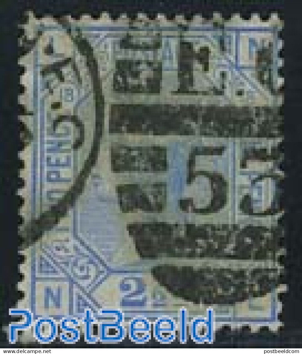 Great Britain 1880 2.5p Blue, Plate 18, Used, Used - Gebraucht