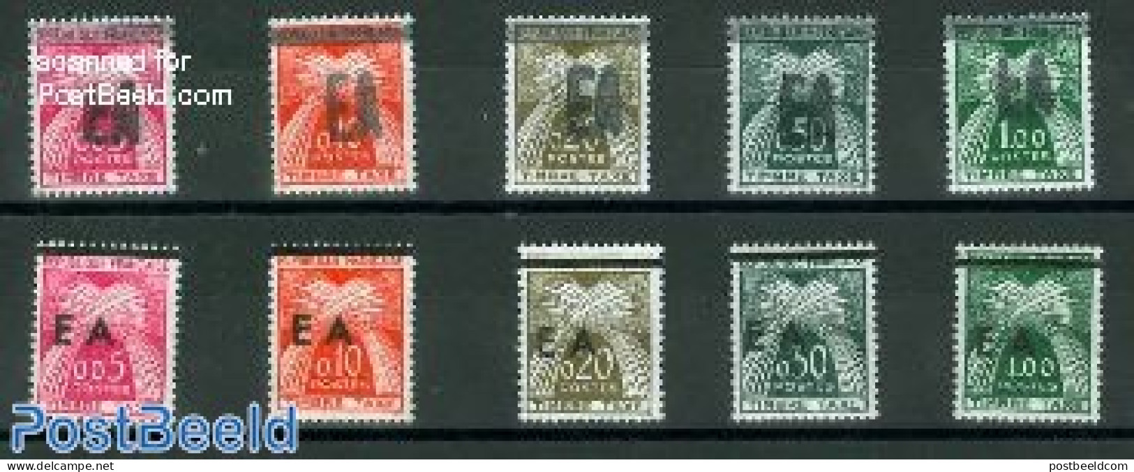 Algeria 1962 Yearset 1962, Independent Republic, 10v, Mint NH, Various - Yearsets (by Country) - Neufs