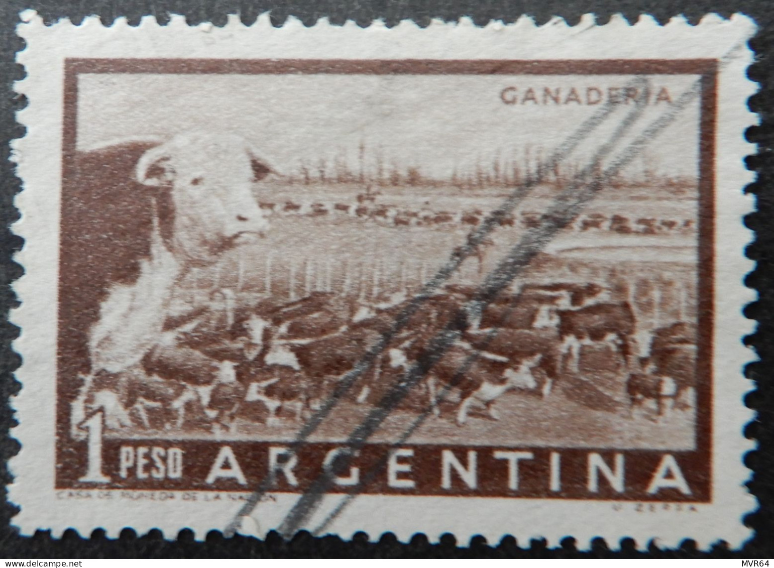 Argentinië Argentinia 1954 (2) Local Motives - Used Stamps